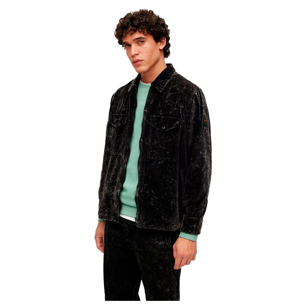 

Рубашка с длинным рукавом BOSS Lovel Zip 8 10245774, черный