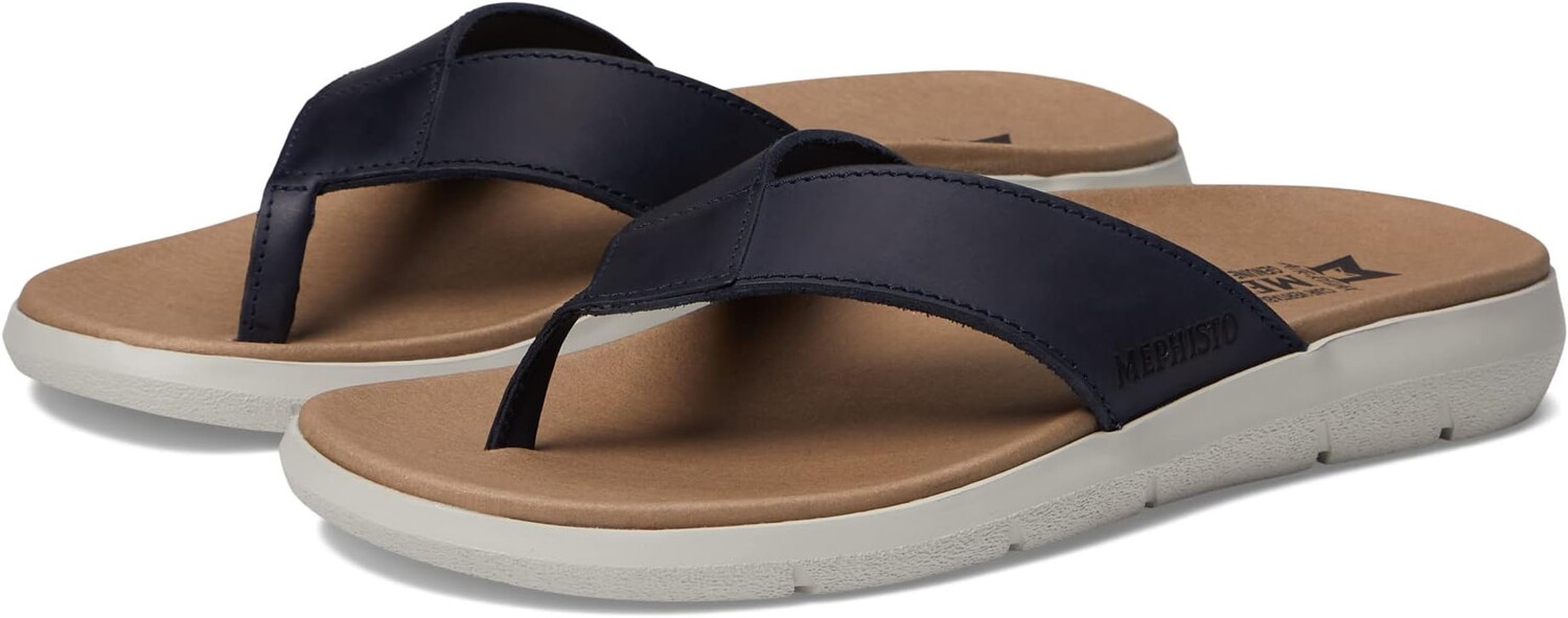 

Шлепанцы Charly Mephisto, цвет Navy Scratch Leather