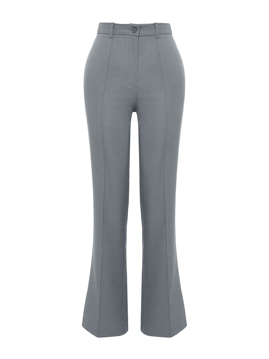 

Брюки Trendyol Regular Pleated Pants, серый