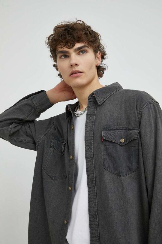 

Джинсовая рубашка Levi's, серый