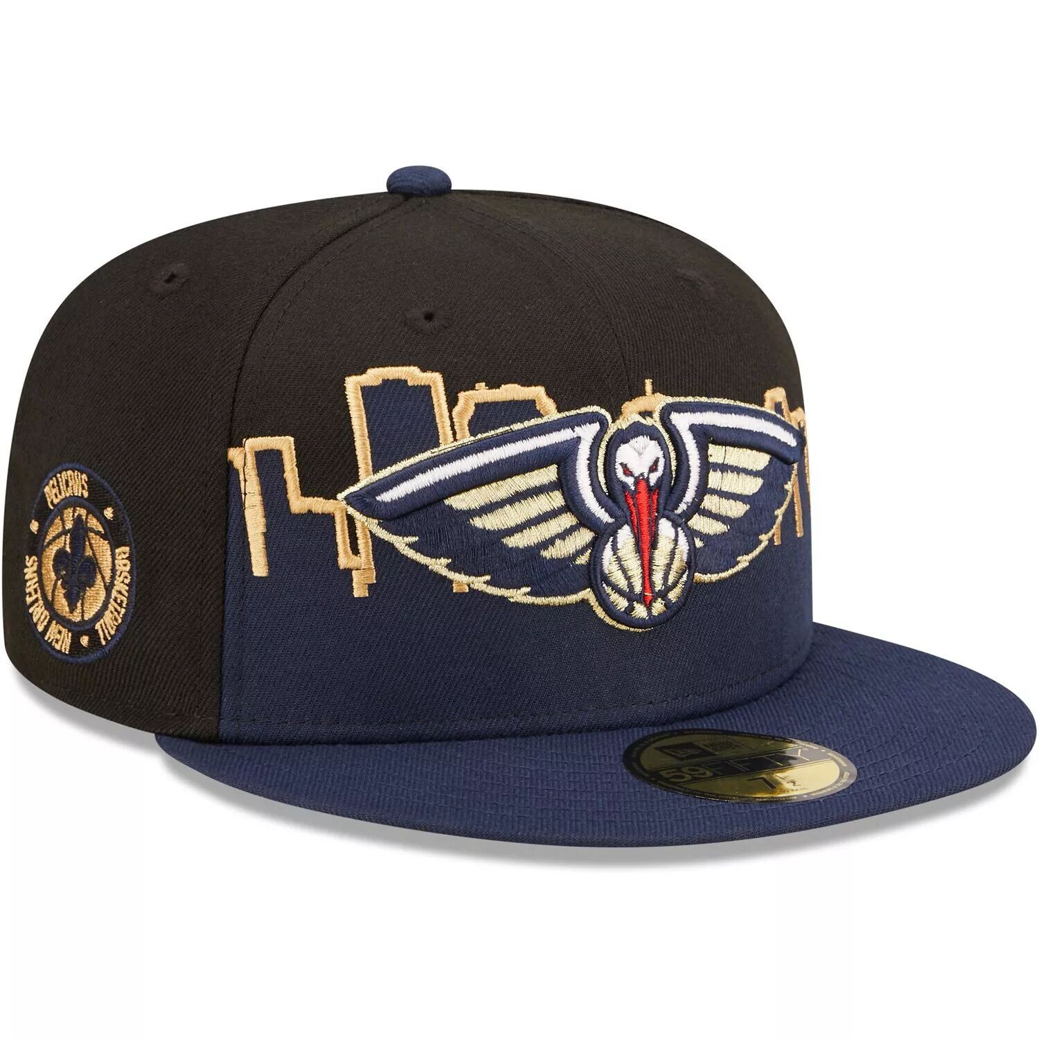 

Мужская шляпа New Era Navy/Black New Orleans Pelicans 2022 Tip-Off 59FIFTY
