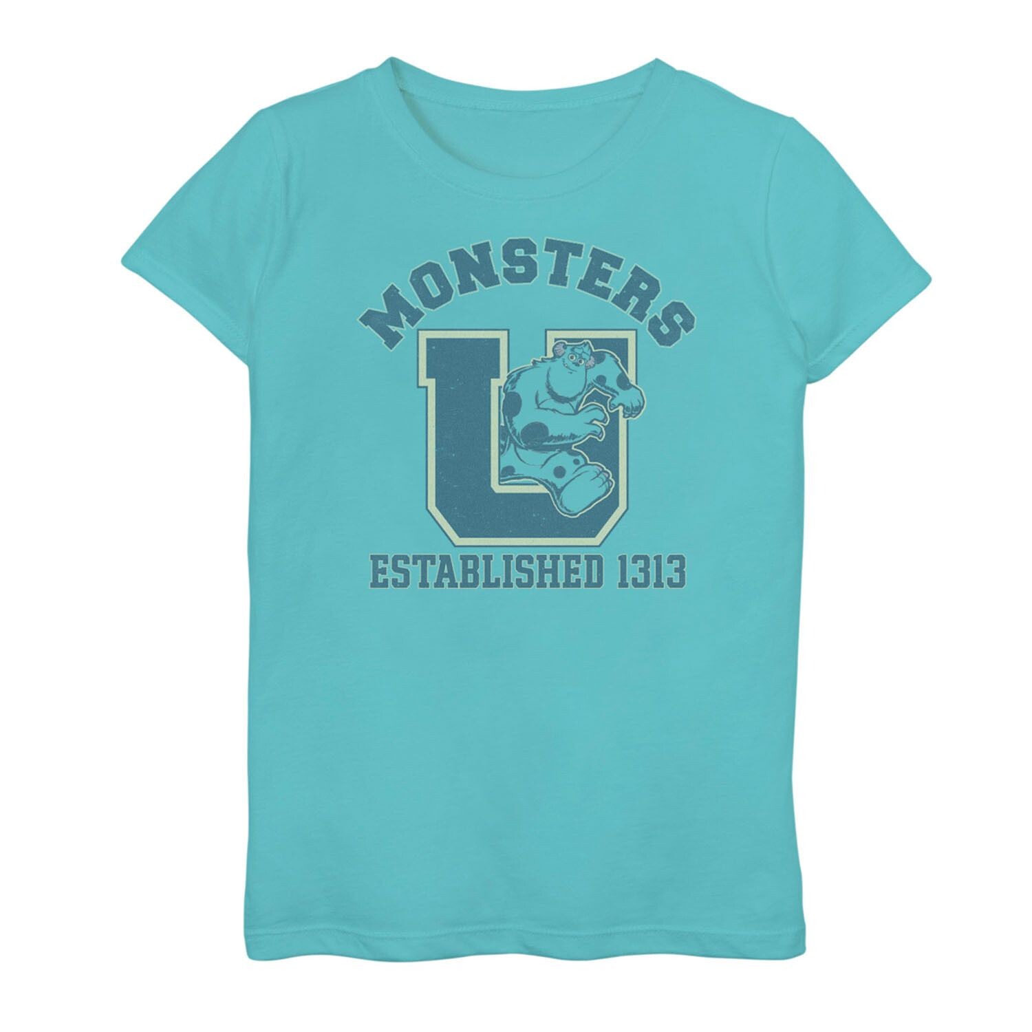 

Футболка с логотипом Sulley для девочек 7–16 лет Disney/Pixar Monsters University Licensed Character