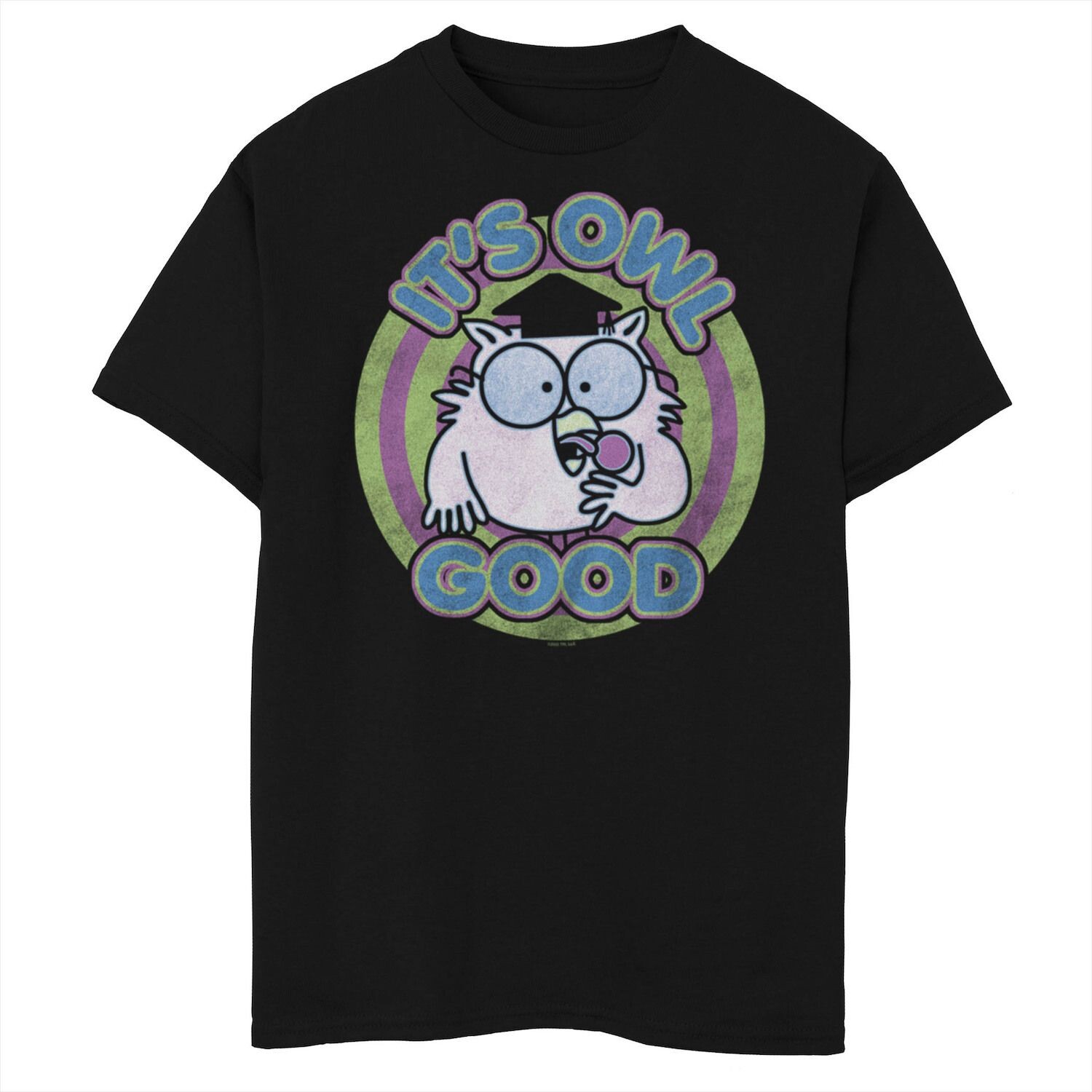

Футболка Husky Tootsie Roll Pop It's Mr. Owl Good Lollipop Circles с рисунком для мальчиков 8–20 лет Licensed Character