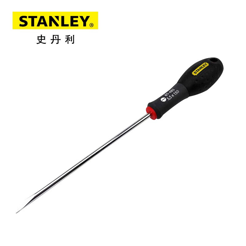 STANLEY 65-483-14 Отвертка шлицевая с трехцветной ручкой 5,5х150мм