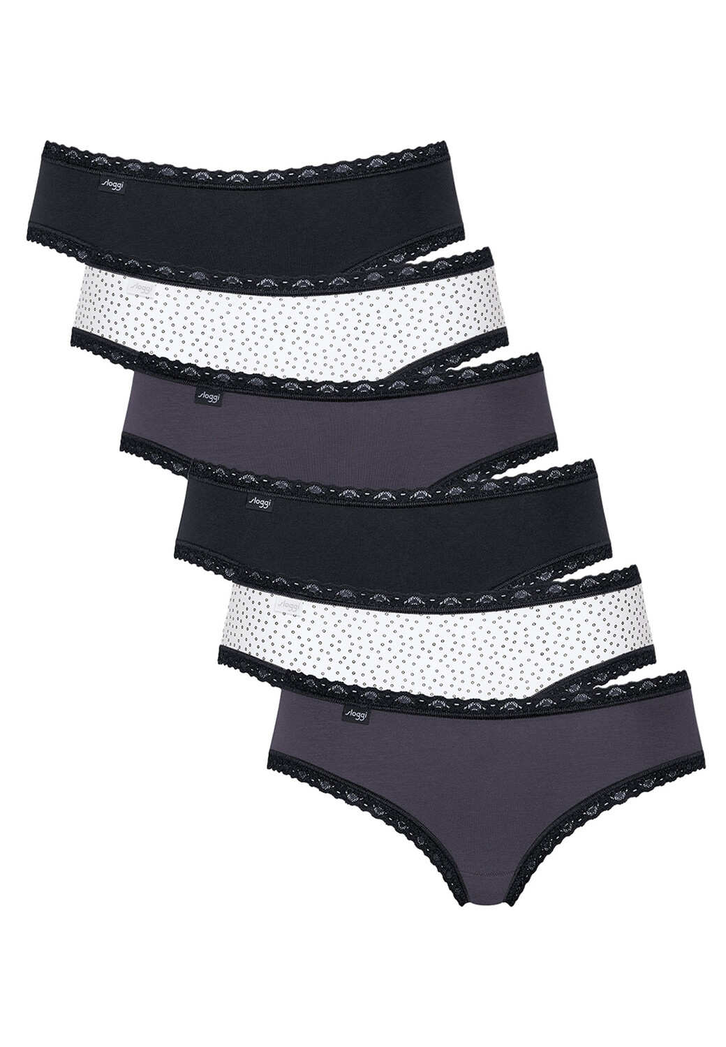 

Трусы Sloggi Hipster 24/7 Weekend, цвет Black Combination