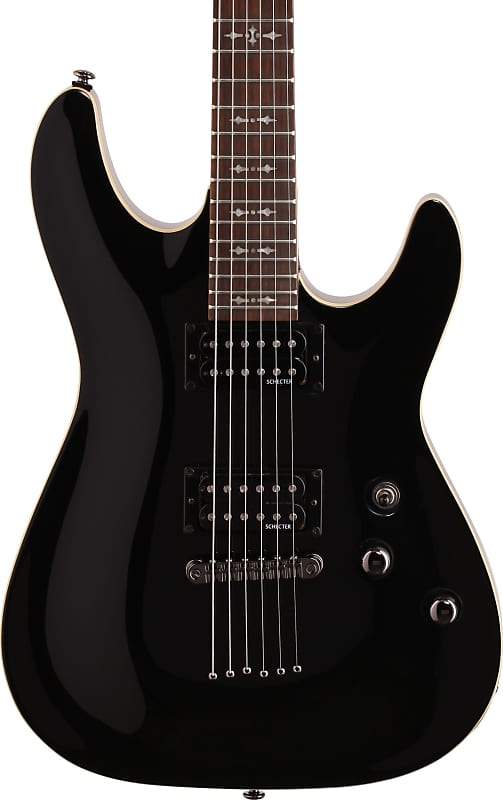 Электрогитара Schecter Omen-6 Electric Guitar, Black фото