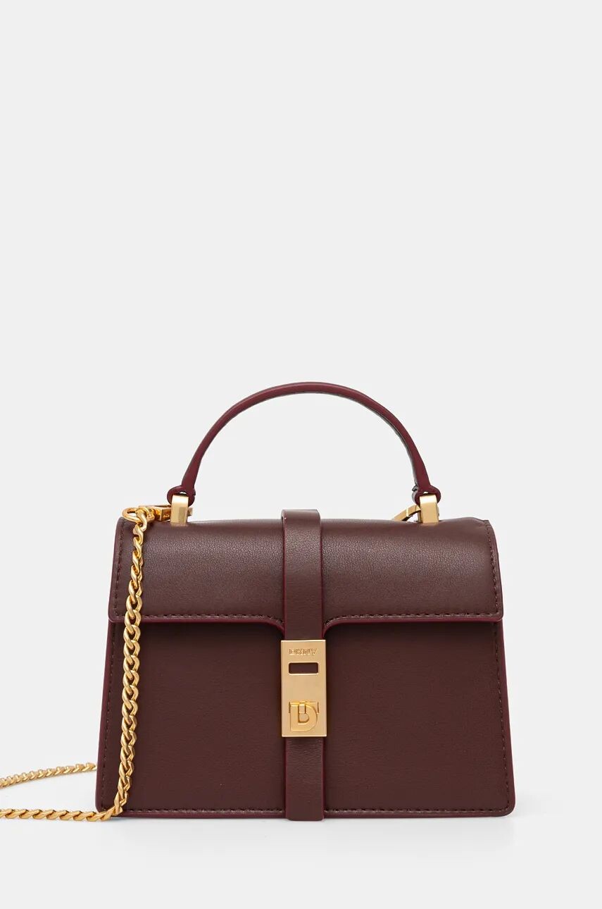 

Кожаная сумка Dkny, коричневый