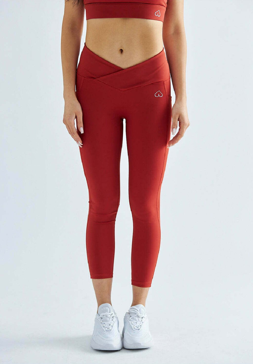 леггинсы sporty Леггинсы SPORTY SPICE POCKETS BeShaped, цвет red