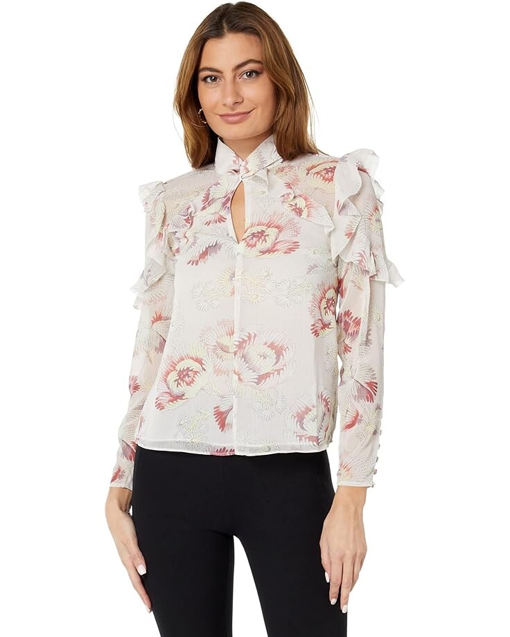 

Топ Ted Baker Thellma Twist Neck Detail, слоновая кость