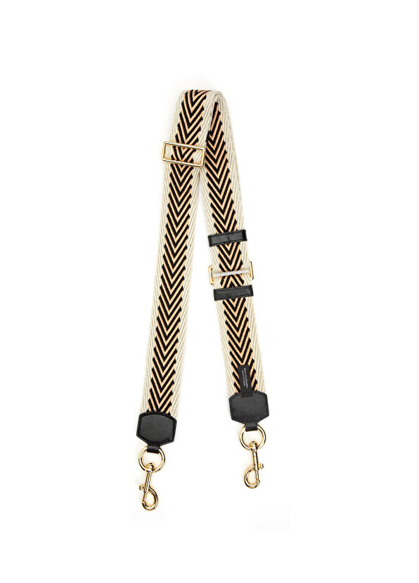 

Аксессуар для женской сумки с черно-белым узором Marc Jacobs