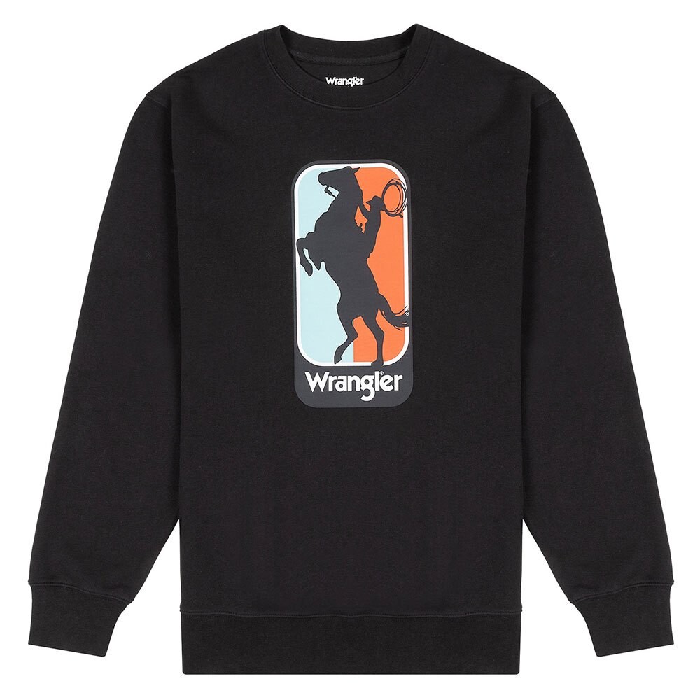 

Толстовка Wrangler Logo Crew, черный