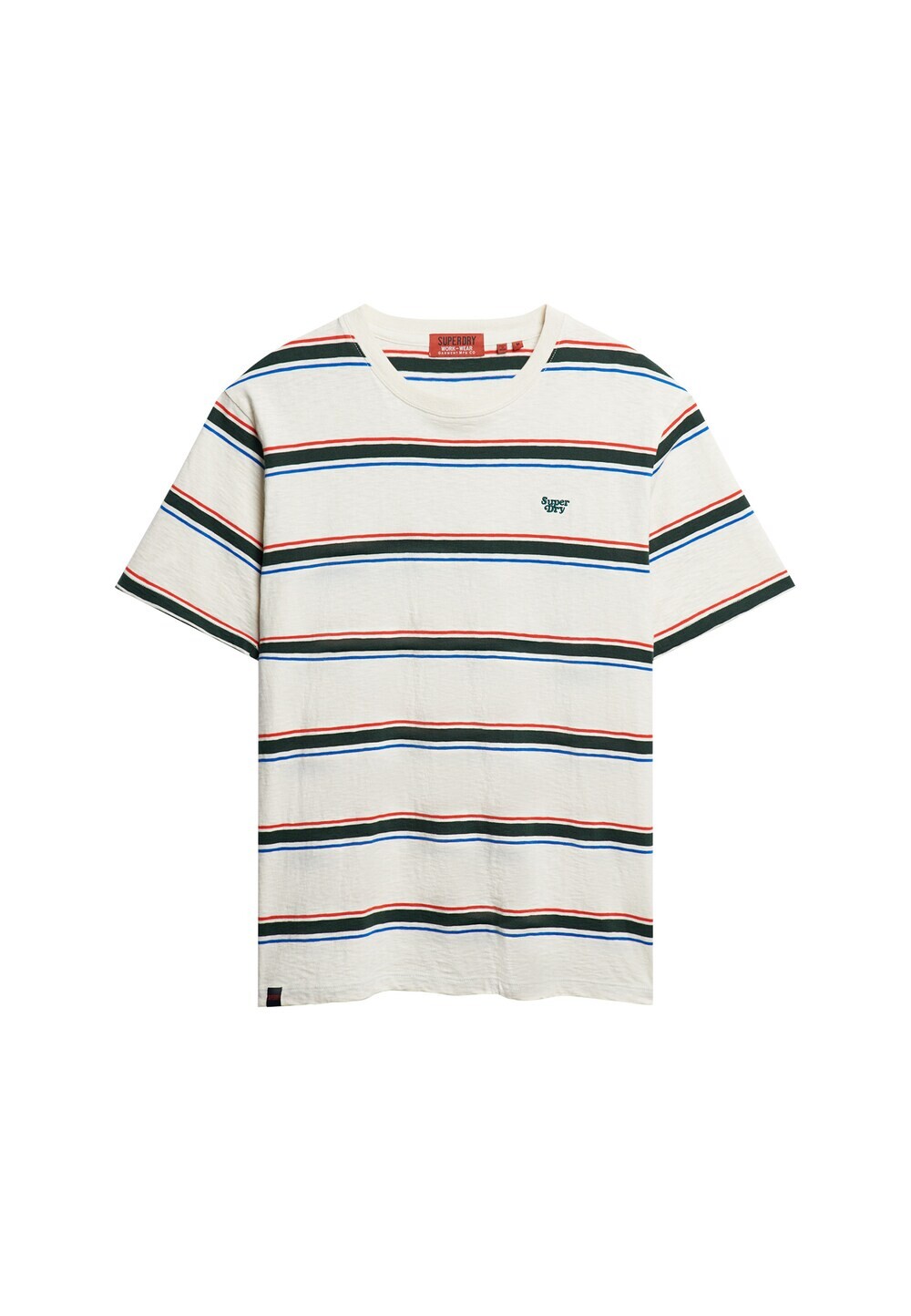 

Футболка Superdry, синий/красный/черный/шерстяной белый