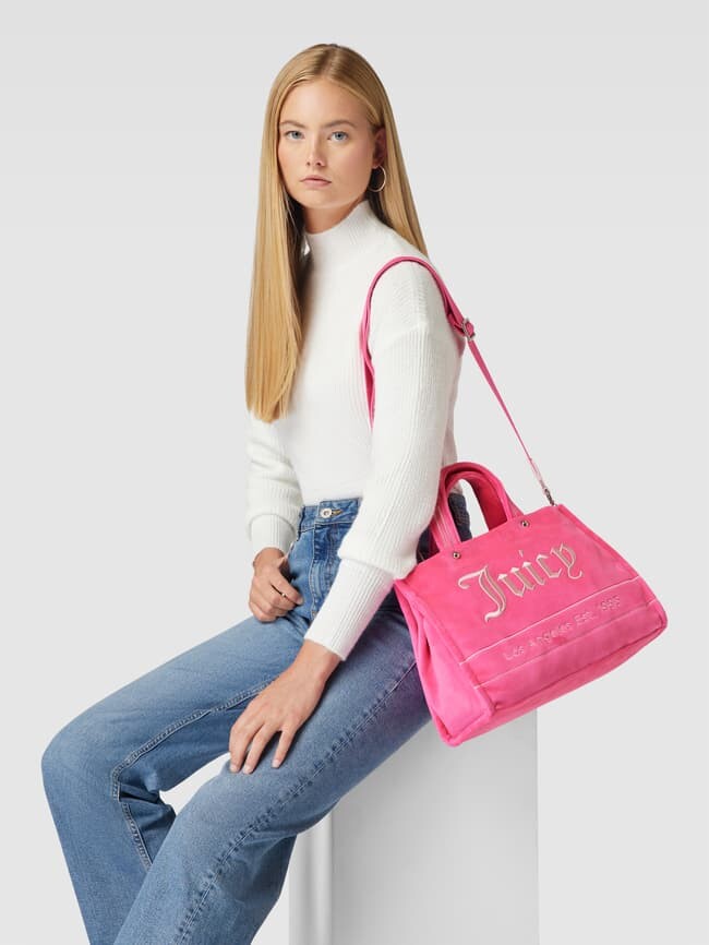 

Сумка для боулинга с пришивной этикеткой модель "IRIS" Juicy Couture, розовый