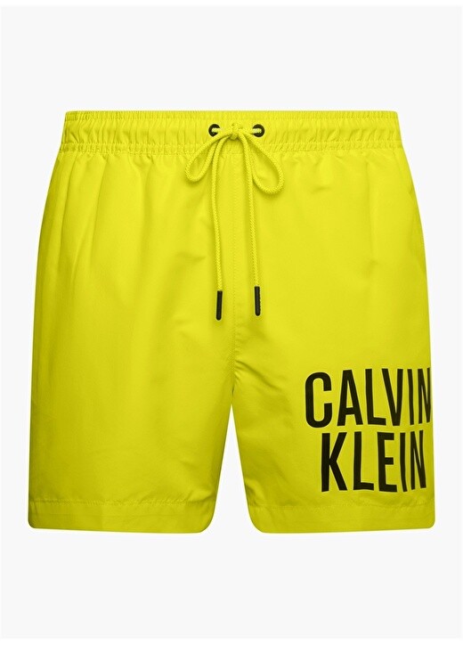 

Желтый мужской купальник-шорты Calvin Klein