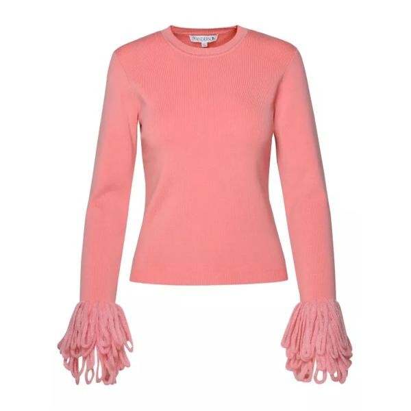 

Свитер wool blend sweater J.W. Anderson, розовый