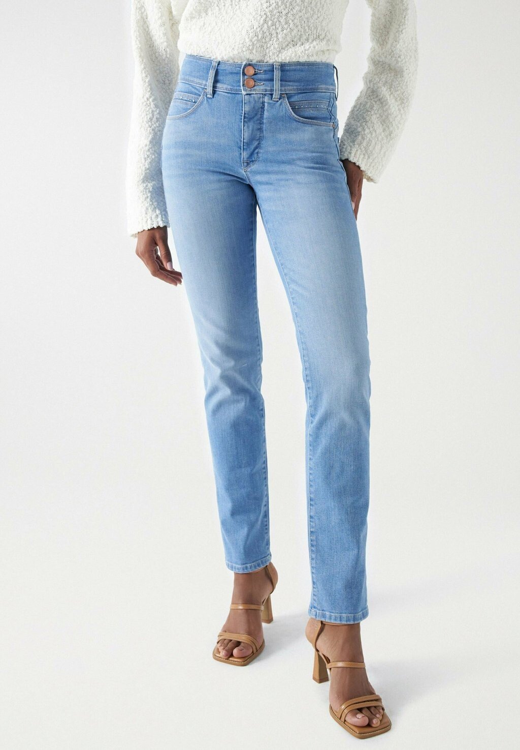 

Джинсы прямого кроя SECRET PUSH Salsa Jeans, цвет blau