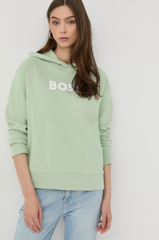 

Толстовка BOSS из хлопка Boss, зеленый