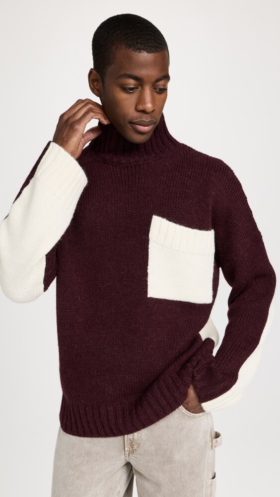 

Свитер JW Anderson Contrast Patch Pocket