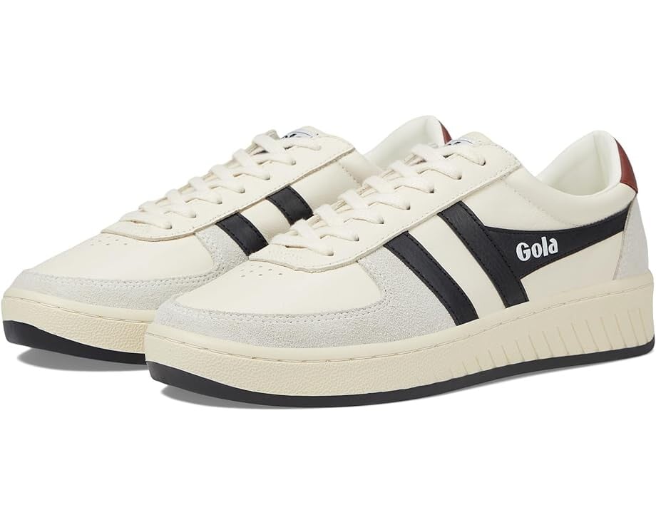 

Кроссовки Gola Grandslam Classic, цвет Off-White/Black/Rust