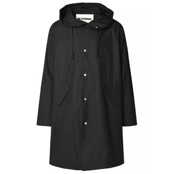 

Пальто hooded parka Jil Sander, черный