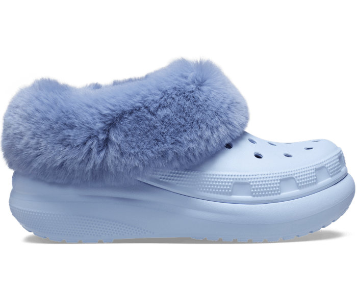 

Сабо утепленные Furever Crush Crocs женские, цвет Blue Calcite