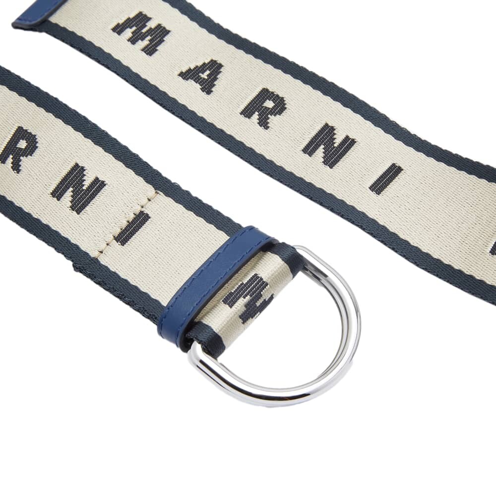 

Ремень Marni с логотипом на ленте