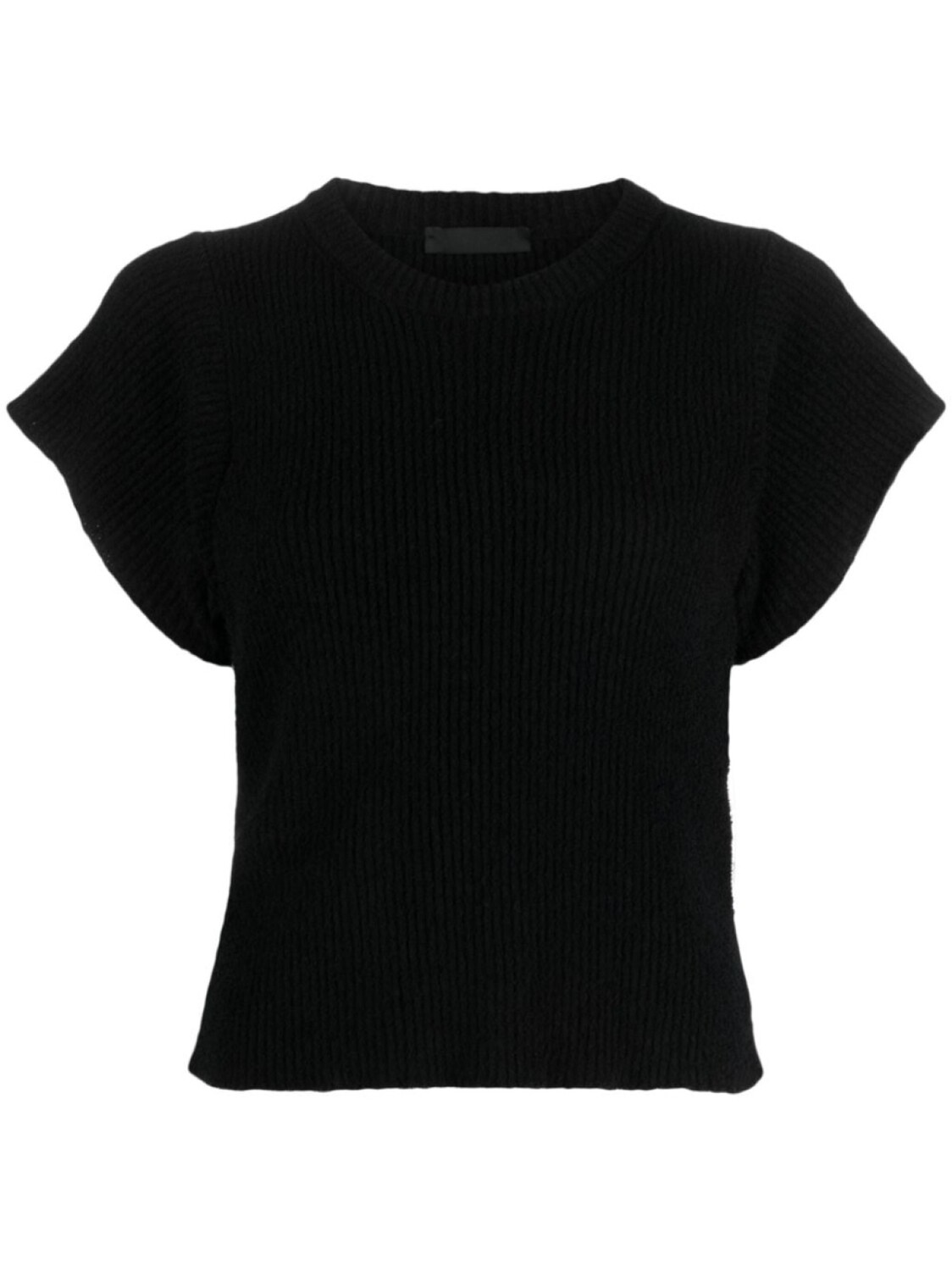 

WARDROBE.NYC трикотажный топ с короткими рукавами, черный