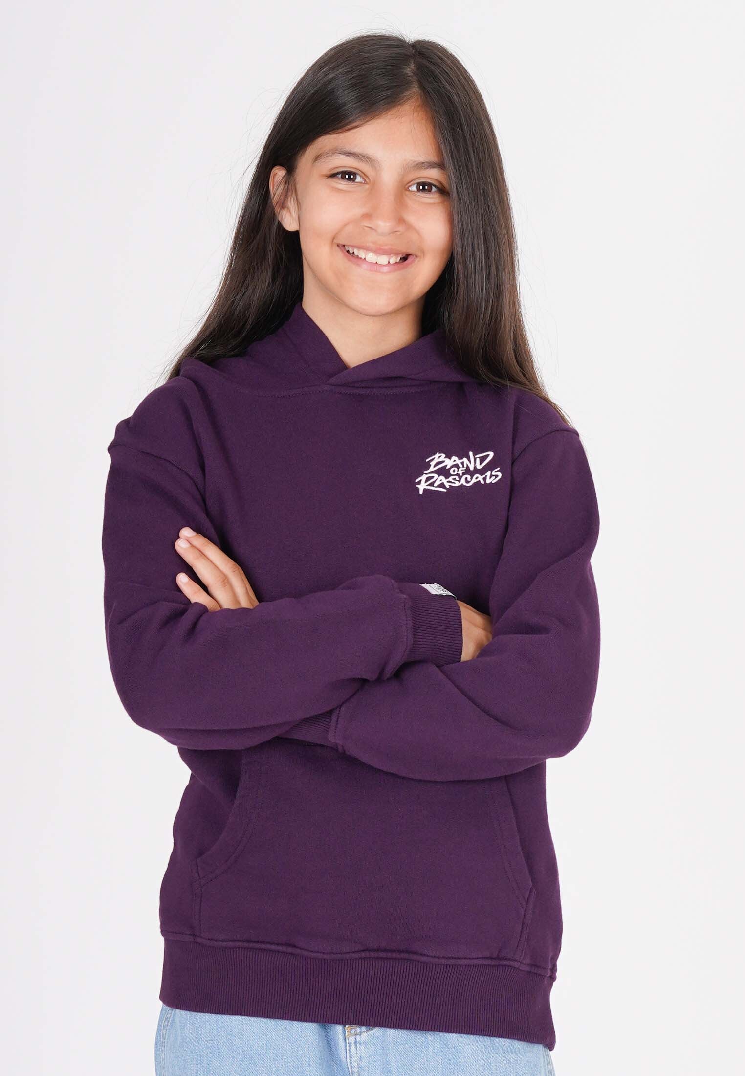 Пуловер Band of Rascals Sweatwear Happy, цвет dark purple