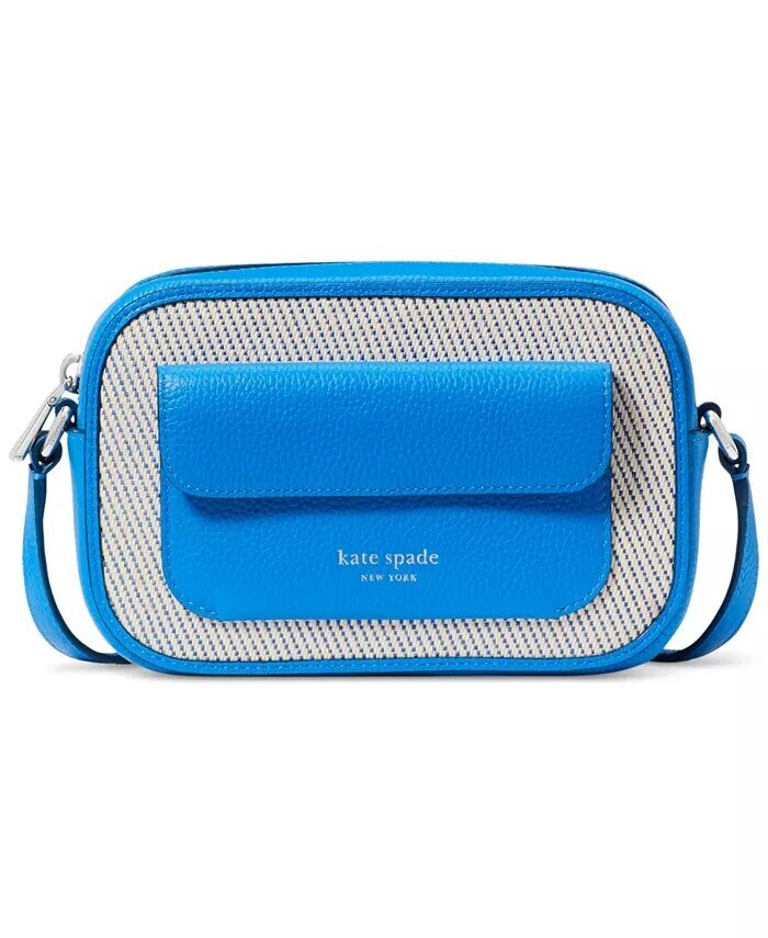 

Маленькая сумка через плечо Ava из ткани и кожи Kate Spade New York, синий