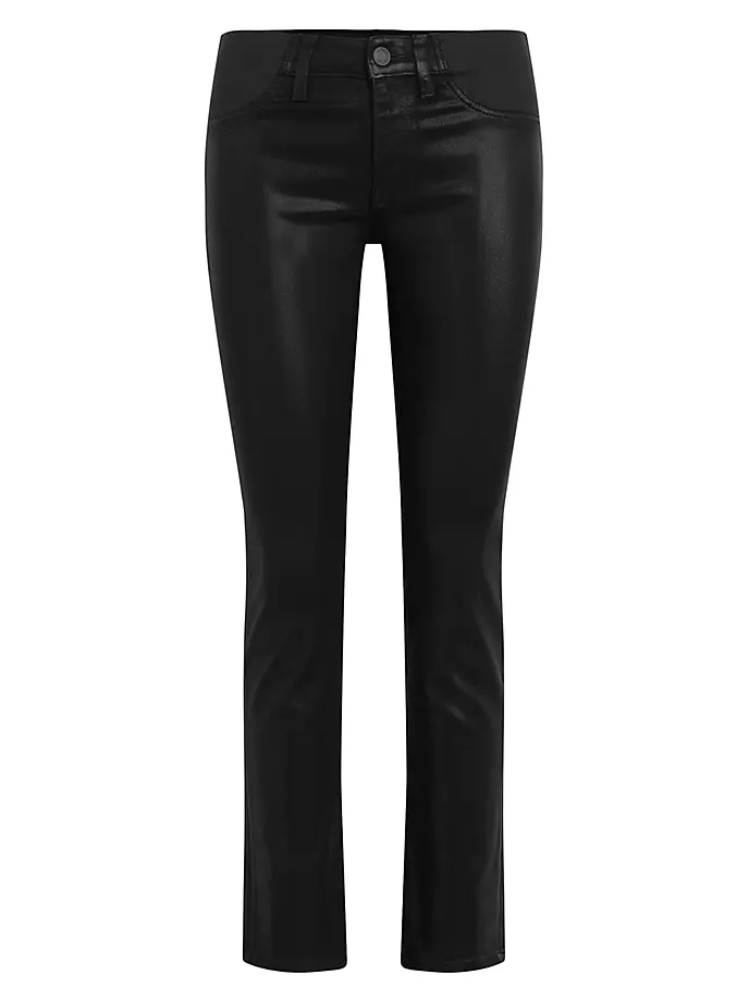 цена Прямые джинсы Nico для беременных до щиколотки Hudson Jeans, цвет coated black