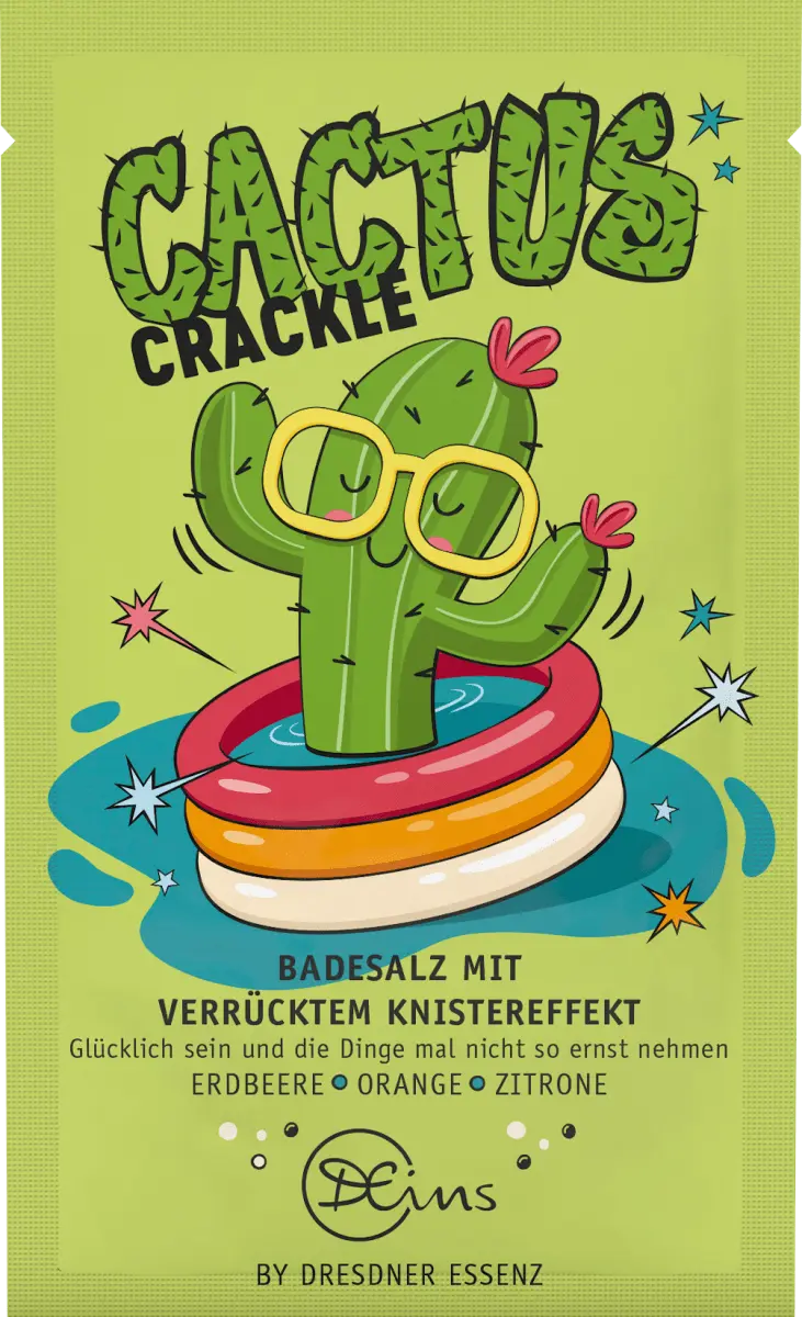 

Соль для ванн Cactus Crackle с эффектом хруста 60г DEins