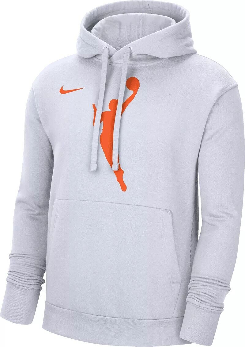 

Мужская белая флисовая худи Nike WNBA Essential Pullover