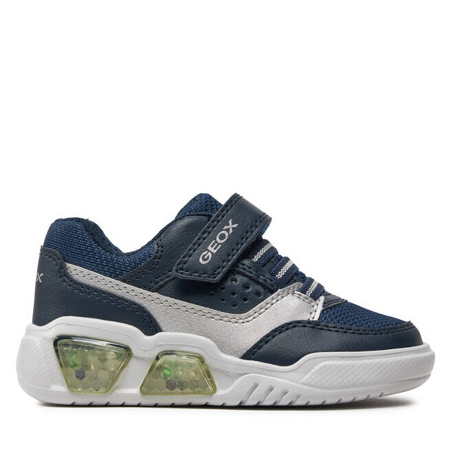 

Кроссовки Geox J Illuminus Boy J45GVC 0BU11 C0673 M Navy/Silver, темно-синий