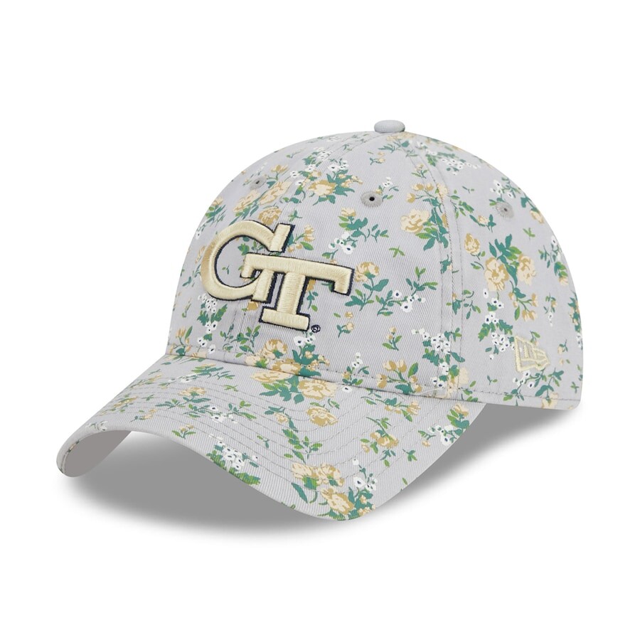 

Бейсболка New Era Georgia Tech Yellow Jackets, серый