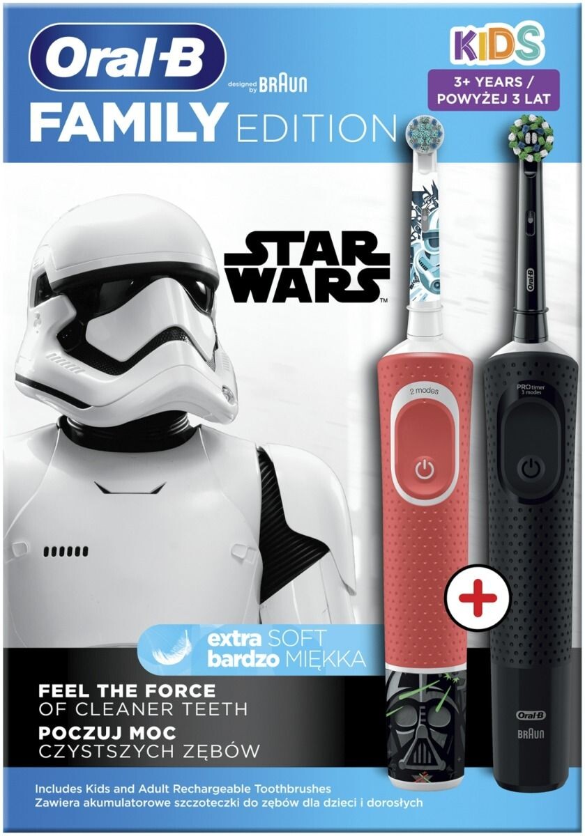 

Oral-B Family Edition Star Warsэлектрическая зубная щетка, 1 шт.