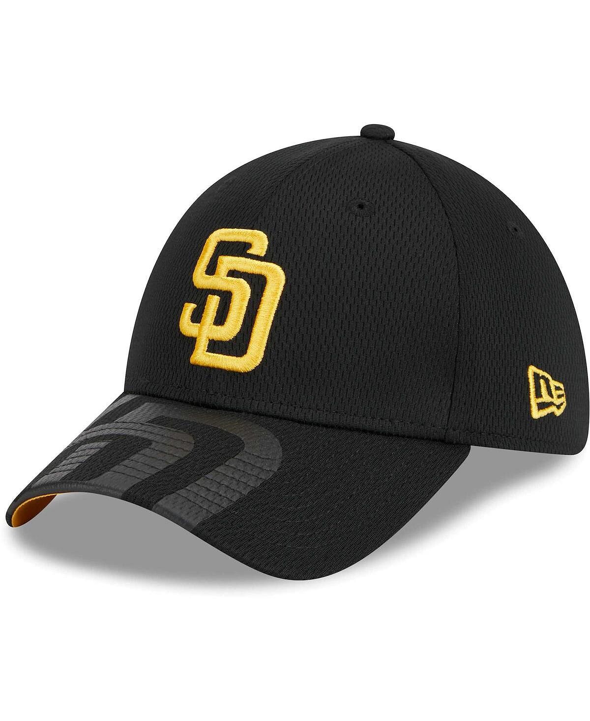 

Мужская черная кепка San Diego Padres с козырьком 39THIRTY Flex Hat New Era