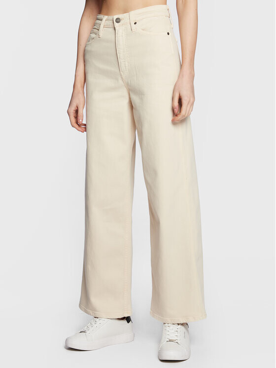 

Джинсы широкие Calvin Klein, экрю