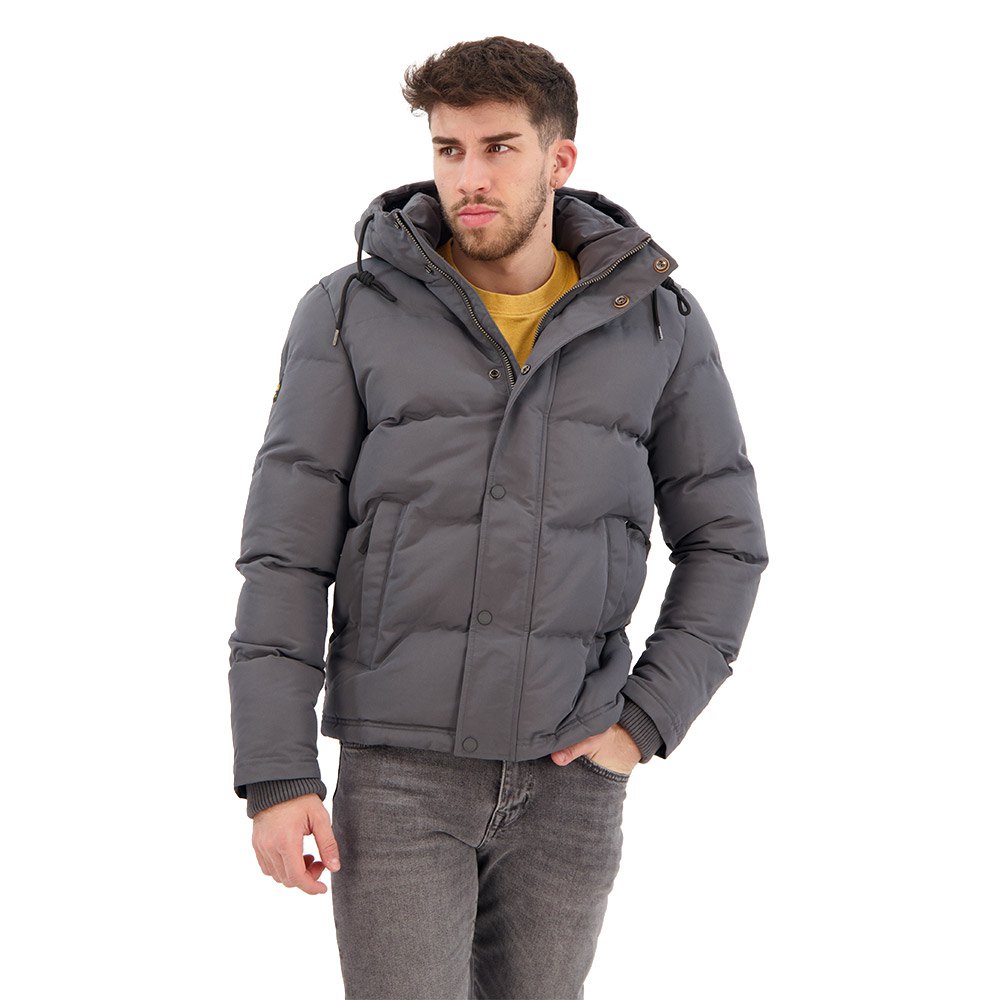 

Куртка Superdry Everest Short Puffer, серый