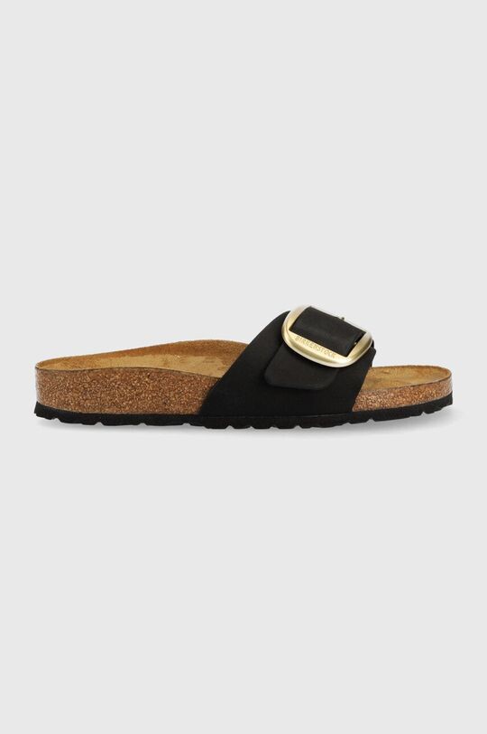 

Кожаные шлепанцы Madrid с большой пряжкой Birkenstock, черный