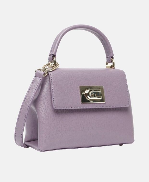 

Кожаная сумка-мессенджер Furla, фиолетовый