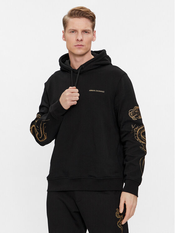 

Толстовка обычного кроя Armani Exchange, черный