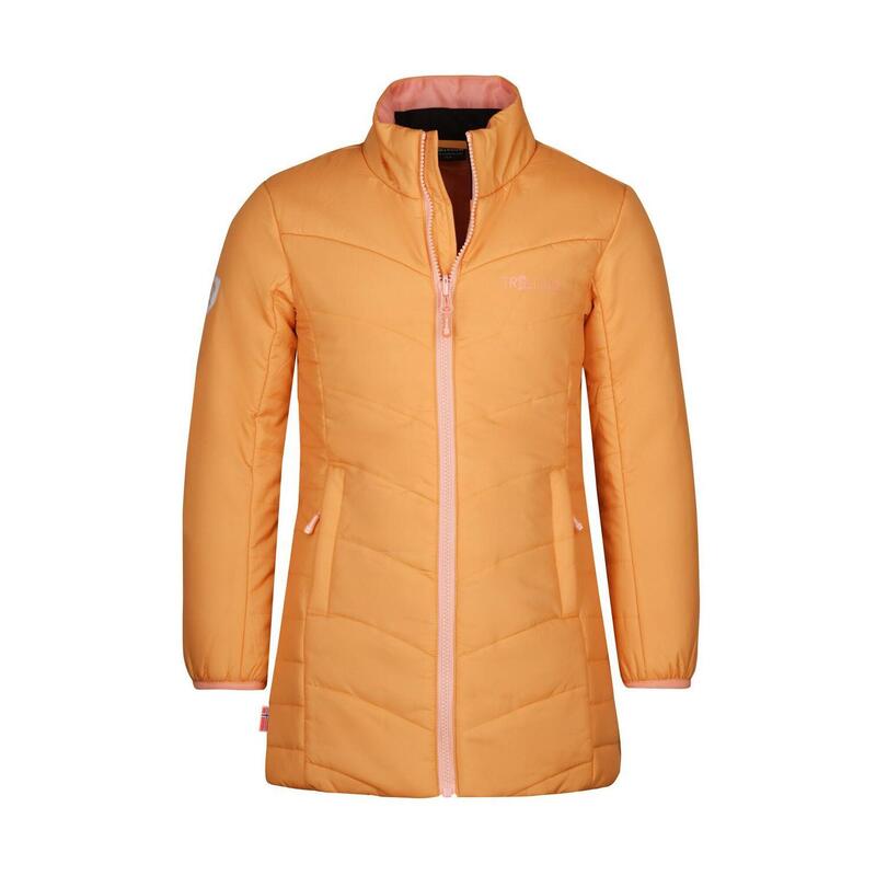 Куртка Glomma для девочек Сахара желтый/коралловый TROLLKIDS, цвет gelb