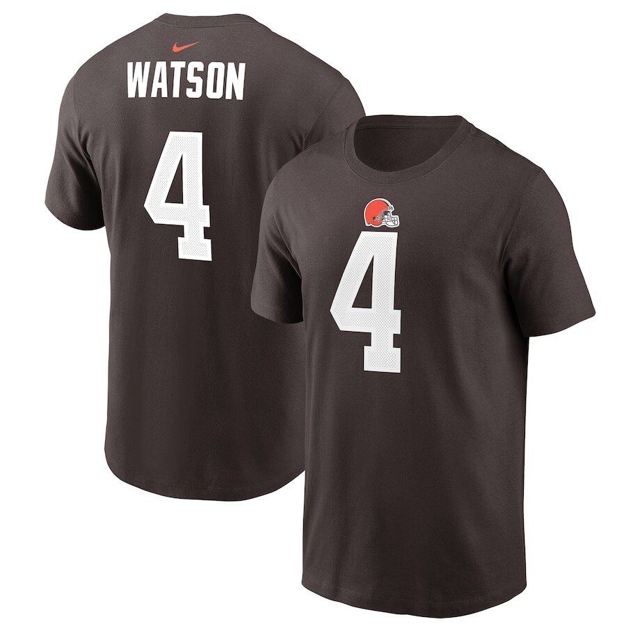 

Футболка с именем и номером Nike Cleveland Browns, коричневый
