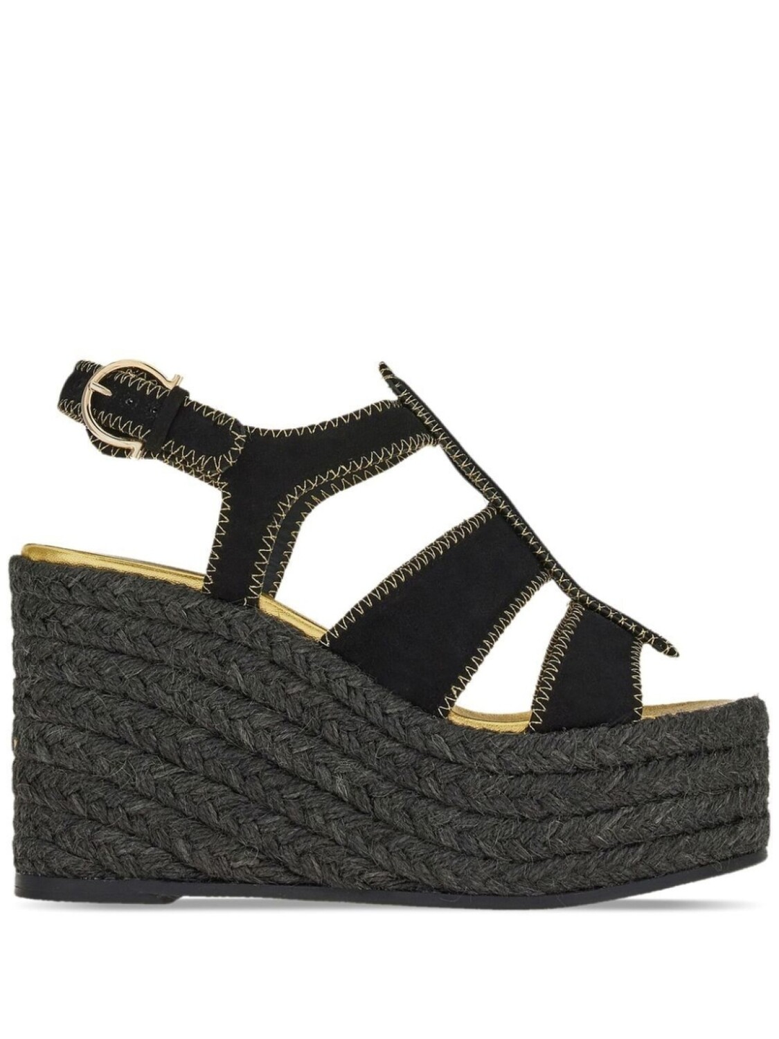 

Ferragamo эспадрильи на танкетке, черный