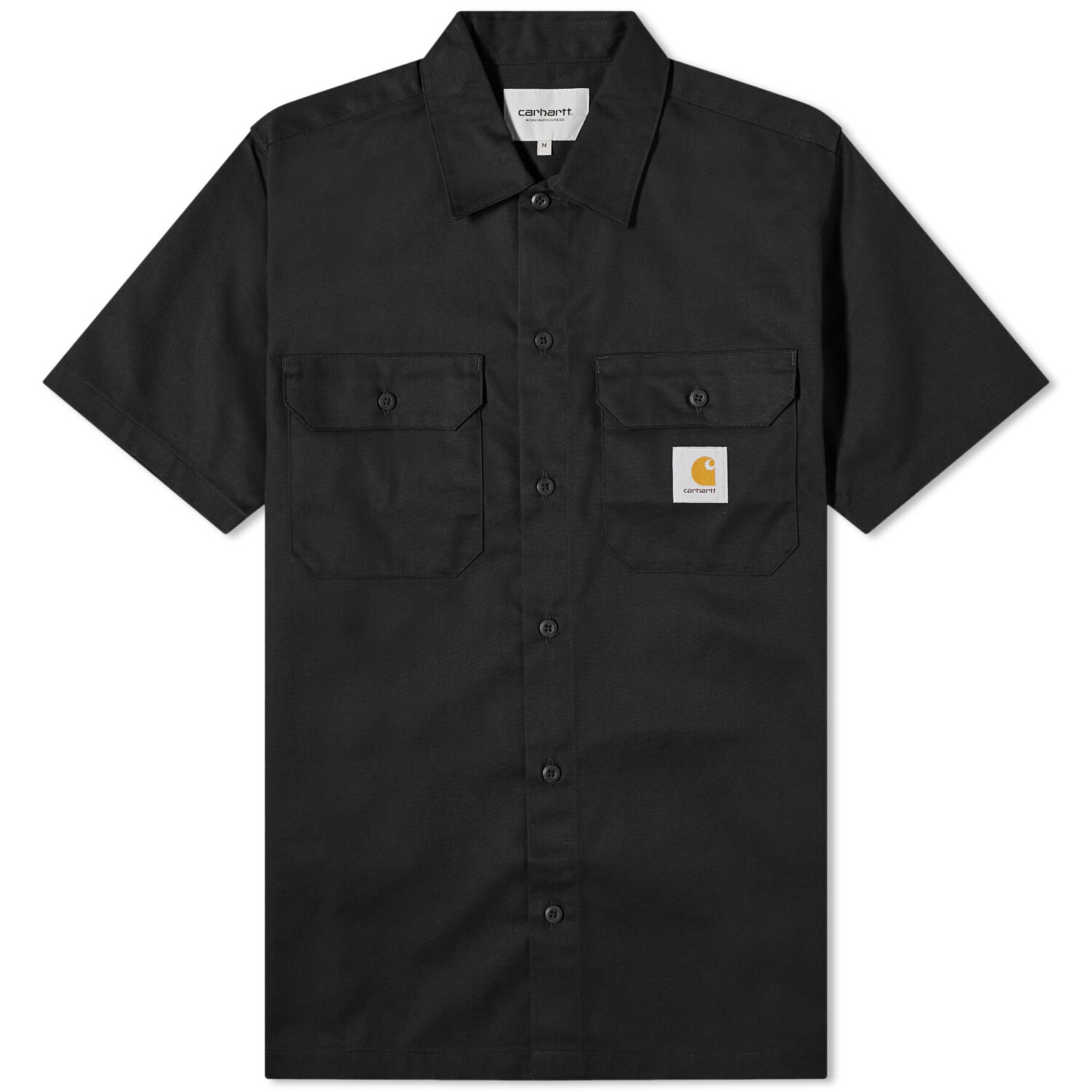 

Рубашка с коротким рукавом Carhartt Wip Short Sleeve Master Shirt, черный