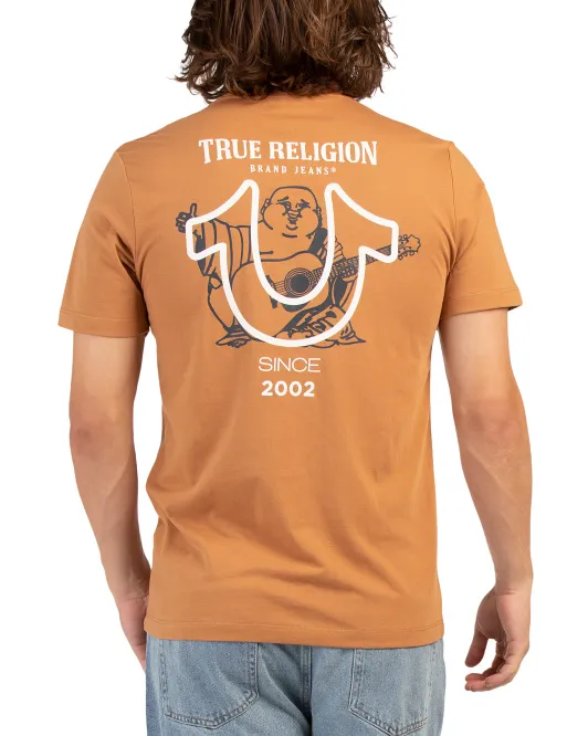 

Футболка с Большим Буддой True Religion, цвет Acorn
