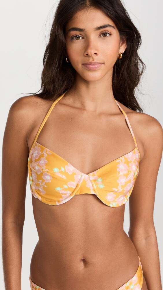 

Топ Shoshanna Bra Halter, желтый