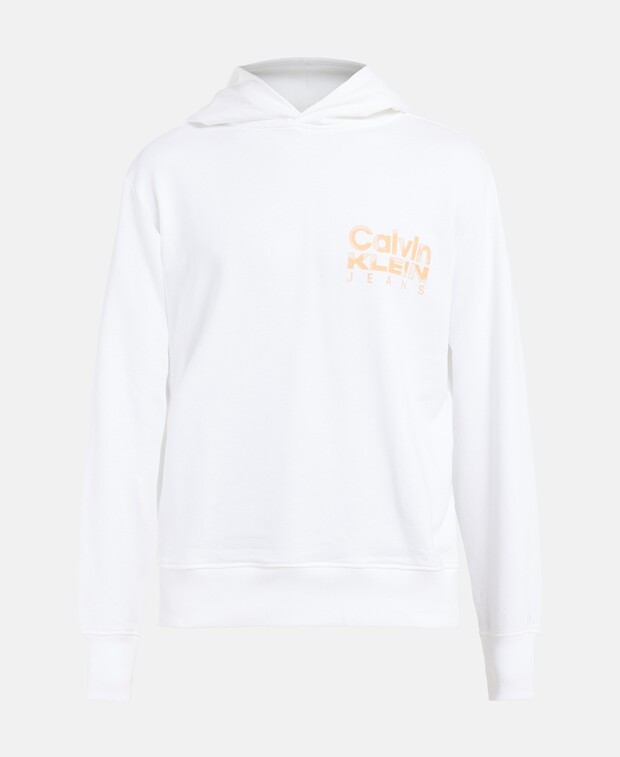 

Худи с капюшоном Calvin Klein Jeans, белый