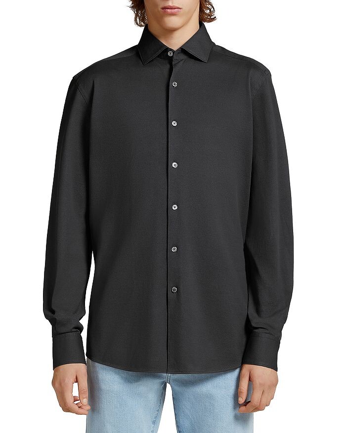 

Рубашка с длинным рукавом из джерси Zegna