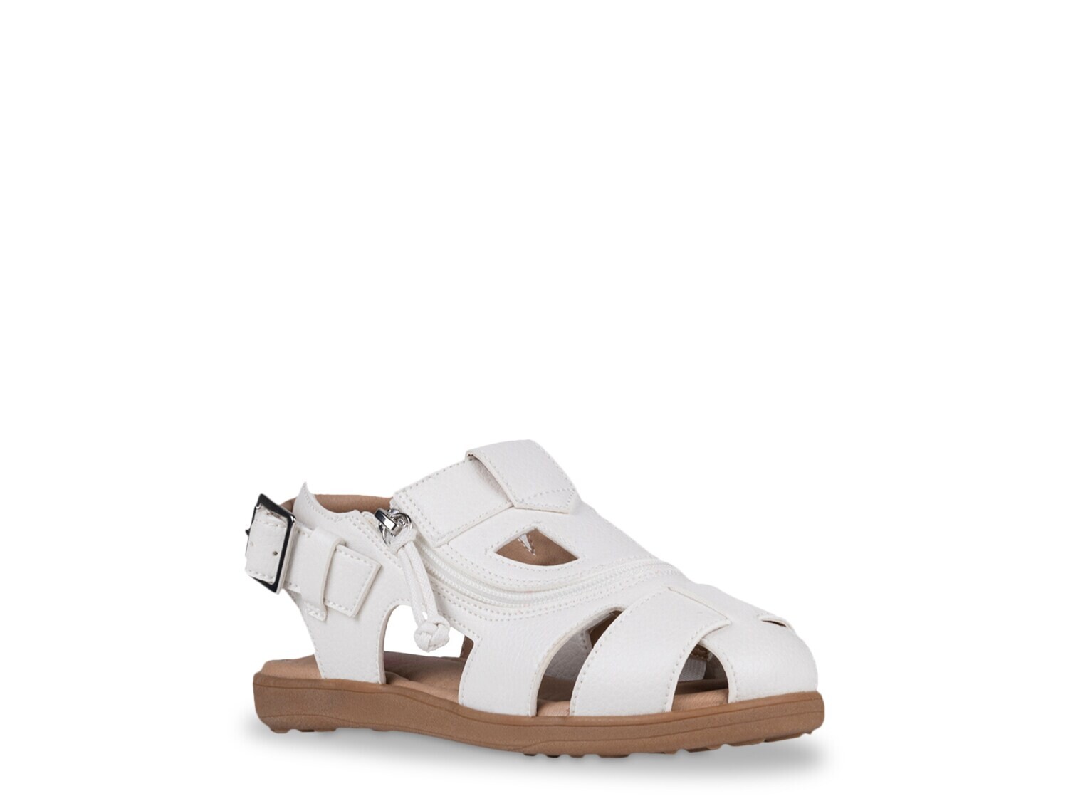 

Сандалии детские Billy Footwear Big Kid с короткой застежкой-молнией, белый